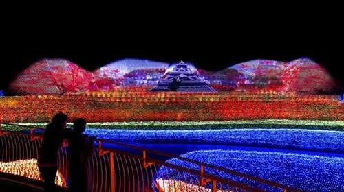 最壯(zhuang)觀(guan)的(de)鼕(dong)季(ji)燈(deng)光(guang)秀(xiu)在(zai)日本呈現(xian)